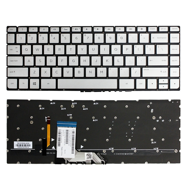 Tastiera retroilluminata per laptop versione USA, For HP Pavilion X360 14-DW, For HP 15m-DR / 15m-DS, For HP 14M-BA 14-BS, For HP 15-BS / 15-CC, For HP 15-AB / 15-AK, For HP M6-W, For HP X360 13-4000, For HP Spectre 15-AP