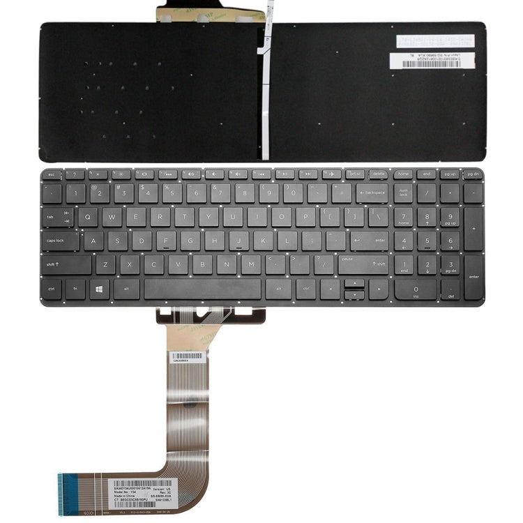 Tastiera retroilluminata USA per laptop HP compatibili