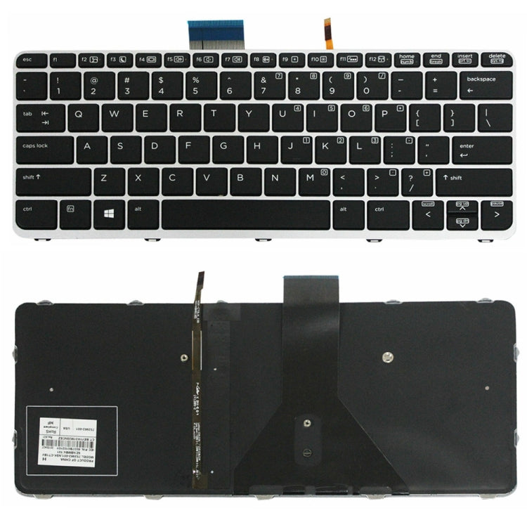 Tastiera retroilluminata per laptop versione USA, For HP Spectre X360 15-CH, For HP 15-DA / 15-DB, For HP Probook 450, For HP Elitebook Folio 1040 G3, For HP 15-CC / 15-CD / 15-CK, For HP 15-P000 / 17-F000, For HP Elitebook 1020 G1, For HP Probook 470 G3