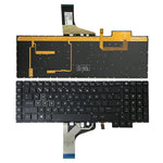Tastiera retroilluminata USA per laptop HP compatibili