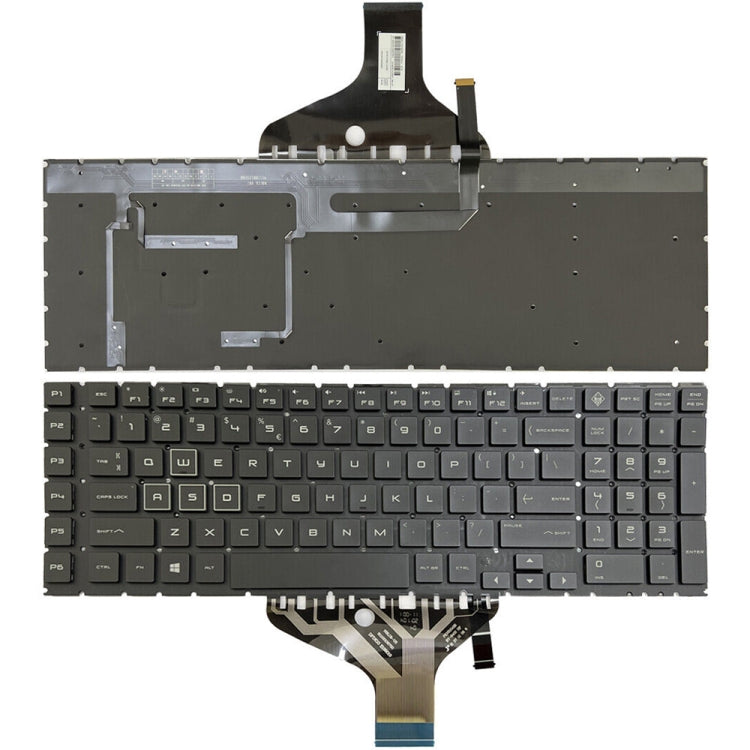 Tastiera retroilluminata USA per laptop HP compatibili