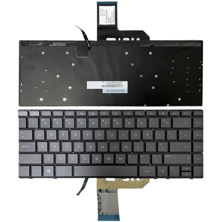 Tastiera retroilluminata per laptop versione USA, For HP Spectre X360 15-CH, For HP 15-DA / 15-DB, For HP Probook 450, For HP Elitebook Folio 1040 G3, For HP 15-CC / 15-CD / 15-CK, For HP 15-P000 / 17-F000, For HP Elitebook 1020 G1, For HP Probook 470 G3