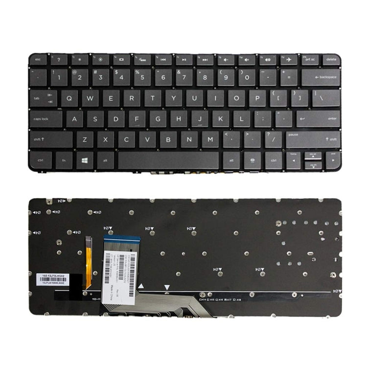 Tastiera retroilluminata per laptop versione USA, For HP Spectre X360 15-CH, For HP 15-DA / 15-DB, For HP Probook 450, For HP Elitebook Folio 1040 G3, For HP 15-CC / 15-CD / 15-CK, For HP 15-P000 / 17-F000, For HP Elitebook 1020 G1, For HP Probook 470 G3