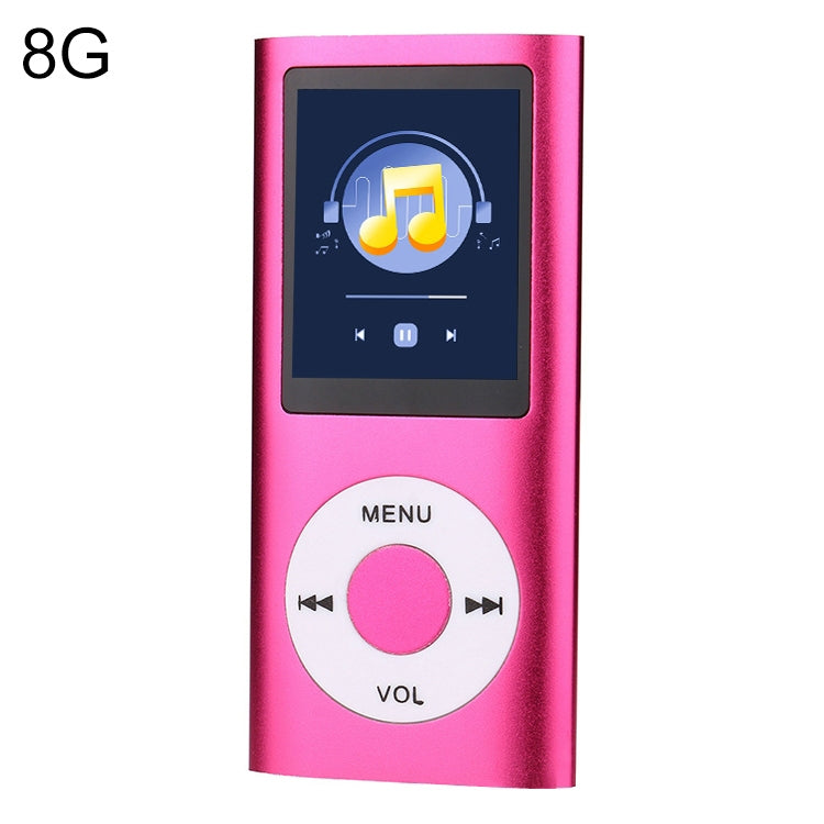 Lettore MP4 in metallo con schermo TFT da 1,8 pollici, With 8G TF Card+Earphone+Cable, With 16G TF Card+Earphone+Cable, With Earphone+Cable