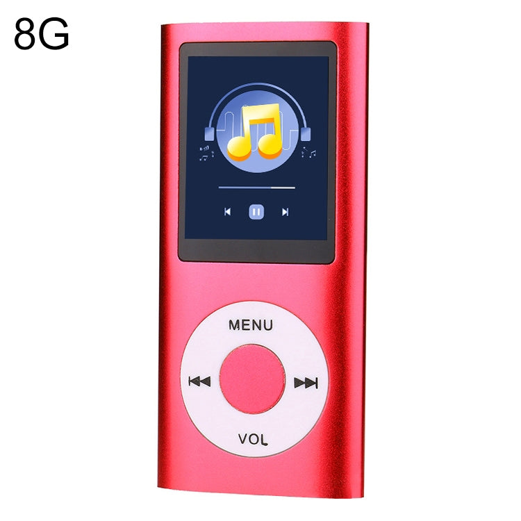 Lettore MP4 in metallo con schermo TFT da 1,8 pollici, With 8G TF Card+Earphone+Cable, With 16G TF Card+Earphone+Cable, With Earphone+Cable