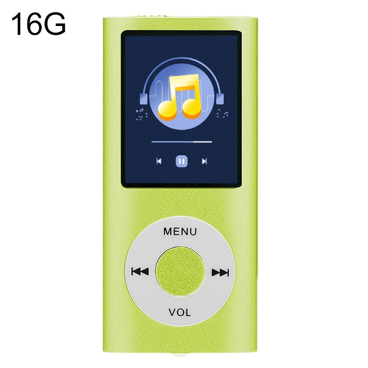 Lettore MP4 in metallo con schermo TFT da 1,8 pollici, With 8G TF Card+Earphone+Cable, With 16G TF Card+Earphone+Cable, With Earphone+Cable