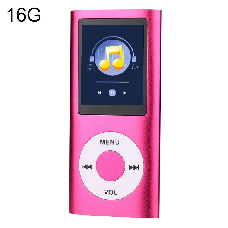 Lettore MP4 in metallo con schermo TFT da 1,8 pollici, With 8G TF Card+Earphone+Cable, With 16G TF Card+Earphone+Cable, With Earphone+Cable