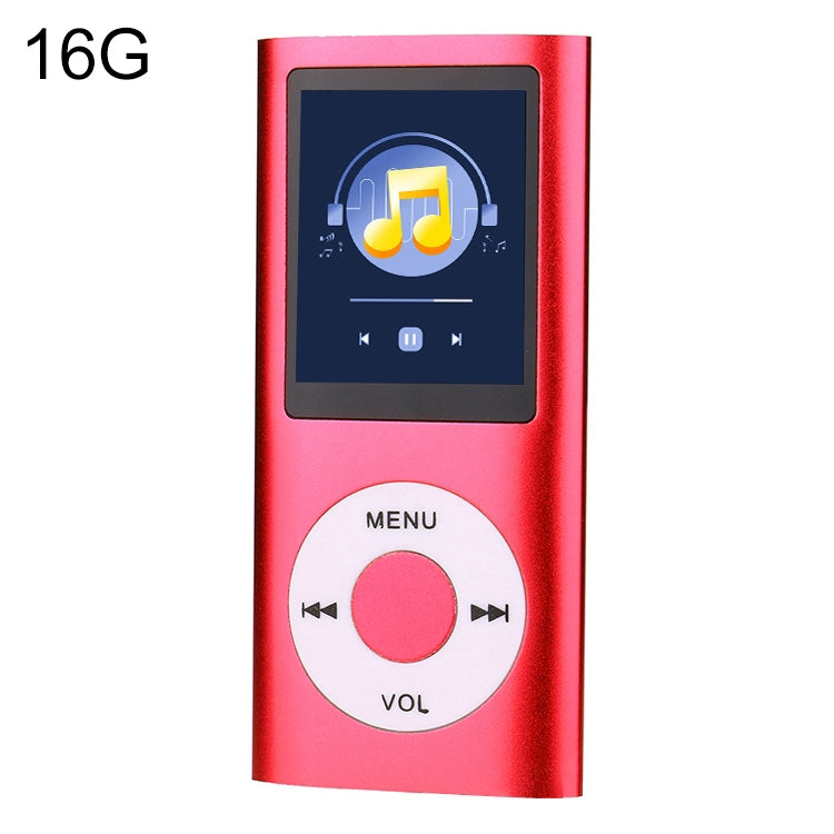 Lettore MP4 in metallo con schermo TFT da 1,8 pollici, With 8G TF Card+Earphone+Cable, With 16G TF Card+Earphone+Cable, With Earphone+Cable