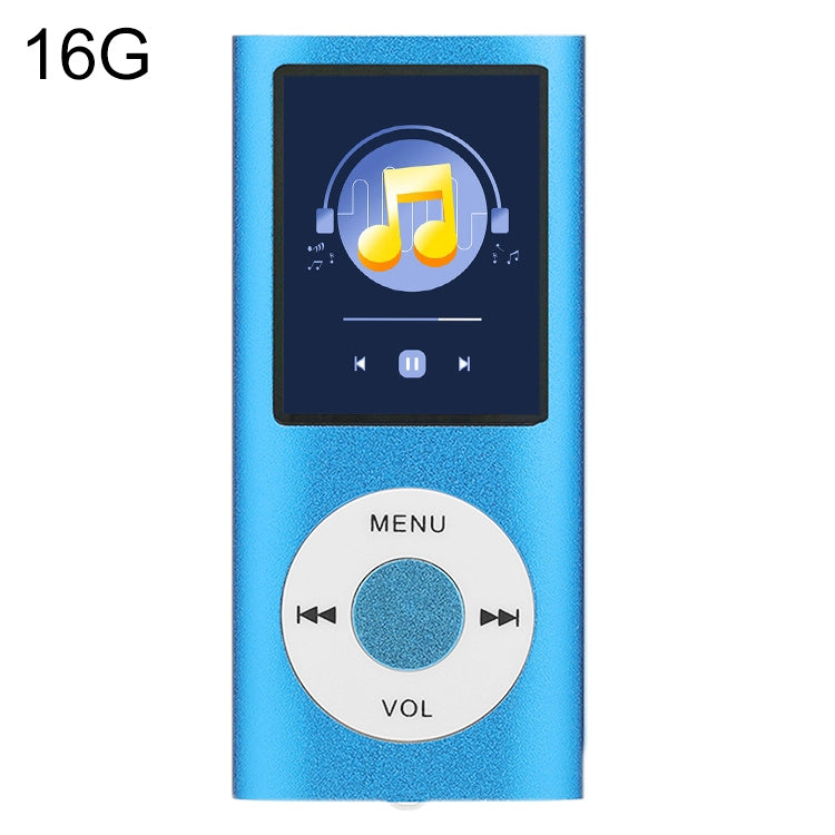 Lettore MP4 in metallo con schermo TFT da 1,8 pollici, With 8G TF Card+Earphone+Cable, With 16G TF Card+Earphone+Cable, With Earphone+Cable