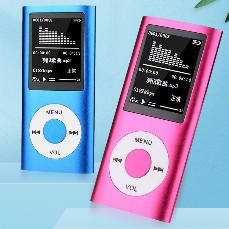 Lettore MP4 in metallo con schermo TFT da 1,8 pollici, With 8G TF Card+Earphone+Cable, With 16G TF Card+Earphone+Cable, With Earphone+Cable