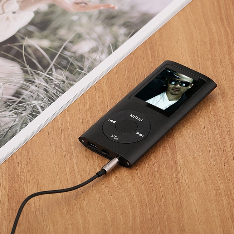 Lettore MP4 in metallo con schermo TFT da 1,8 pollici, With 8G TF Card+Earphone+Cable, With 16G TF Card+Earphone+Cable, With Earphone+Cable