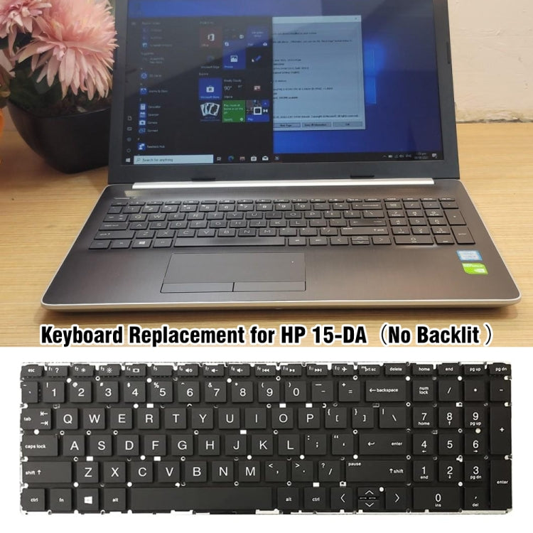 US Version Laptop Keyboard, For HP 15-DA?/ 15-DB, For HP Probook 4540s / 4545s, For HP 430 G5 / 440 G5, For HP M1-U / 11-K, For HP 15-BS / 15-CB, For HP 15-AC / 15-AF, For HP 15-AC