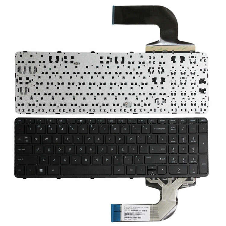 Laptop Keyboard with Frame, For HP 15-E / 15-N / 15-D, For HP 17-e, For HP Envy4 4-1000