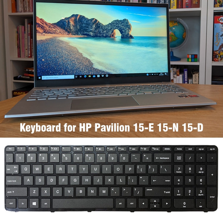 Laptop Keyboard with Frame, For HP 15-E / 15-N / 15-D, For HP 17-e, For HP Envy4 4-1000