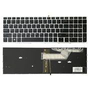 US Version Silver Frame Backlit Laptop Keyboard For HP ProBook 650 G4