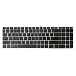 US Version Silver Frame Backlit Laptop Keyboard For HP ProBook 650 G4