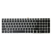 US Version Silver Frame Backlit Laptop Keyboard For HP ProBook 650 G4