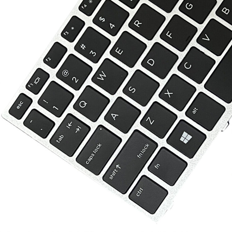 US Version Silver Frame Backlit Laptop Keyboard For HP ProBook 650 G4