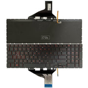 Tastiera rossa retroilluminata per laptop versione USA, For HP 15-DC / 15-DH