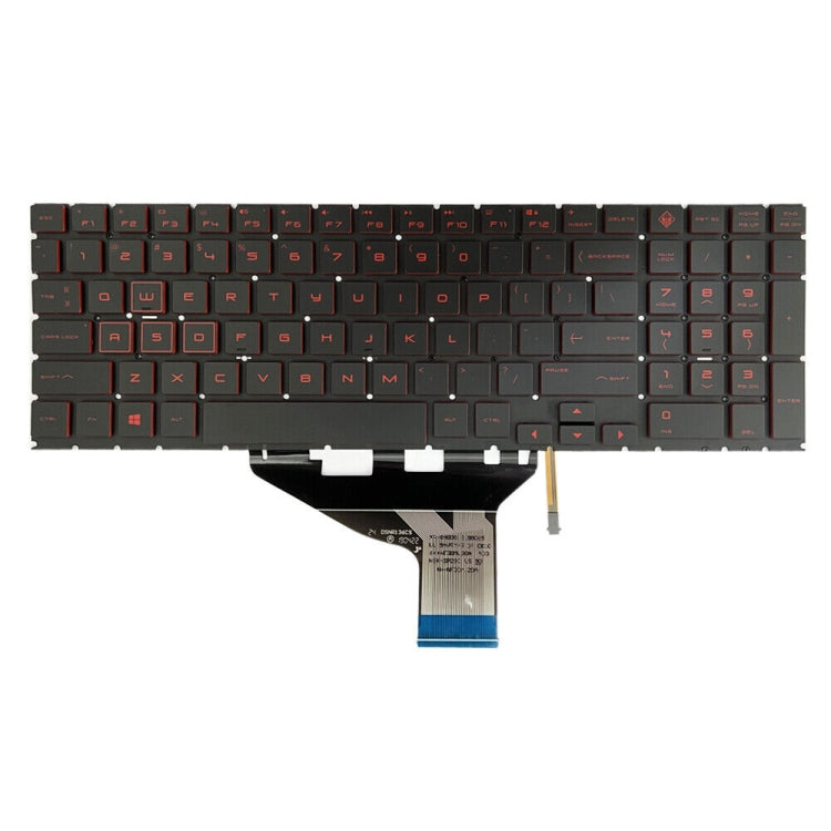 US Version Red Backlit Laptop Keyboard For HP 15-DC / 15-DH