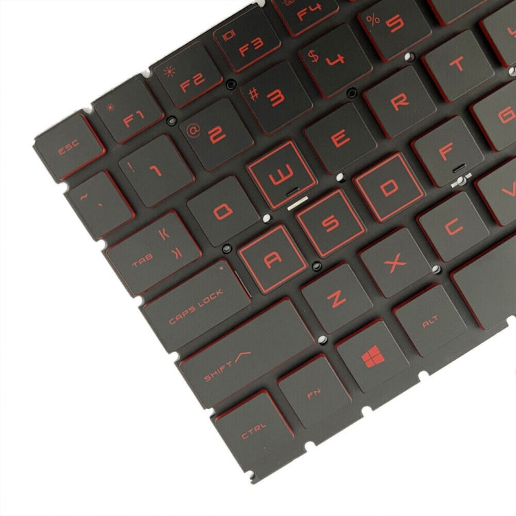 US Version Red Backlit Laptop Keyboard For HP 15-DC / 15-DH