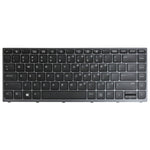 US Version Gray Frame Backlit Laptop Keyboard For HP Zbook Studio G3