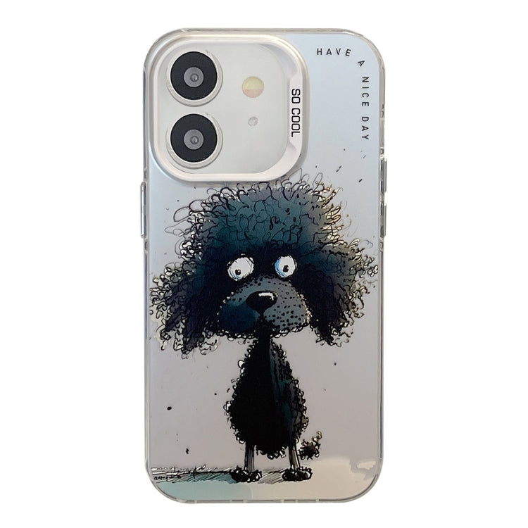 Serie di dipinti a olio con motivo animale PC + custodia per telefono in TPU, For iPhone 11