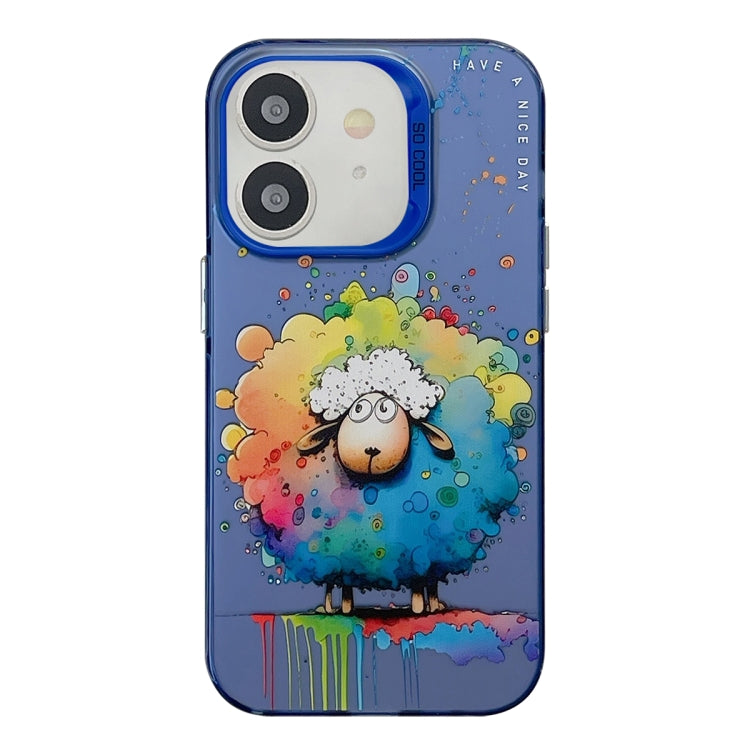 Serie di dipinti a olio con motivo animale PC + custodia per telefono in TPU, For iPhone 11