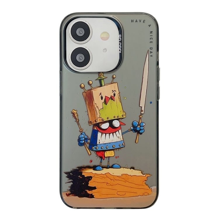 Serie di dipinti a olio con motivo animale PC + custodia per telefono in TPU, For iPhone 11