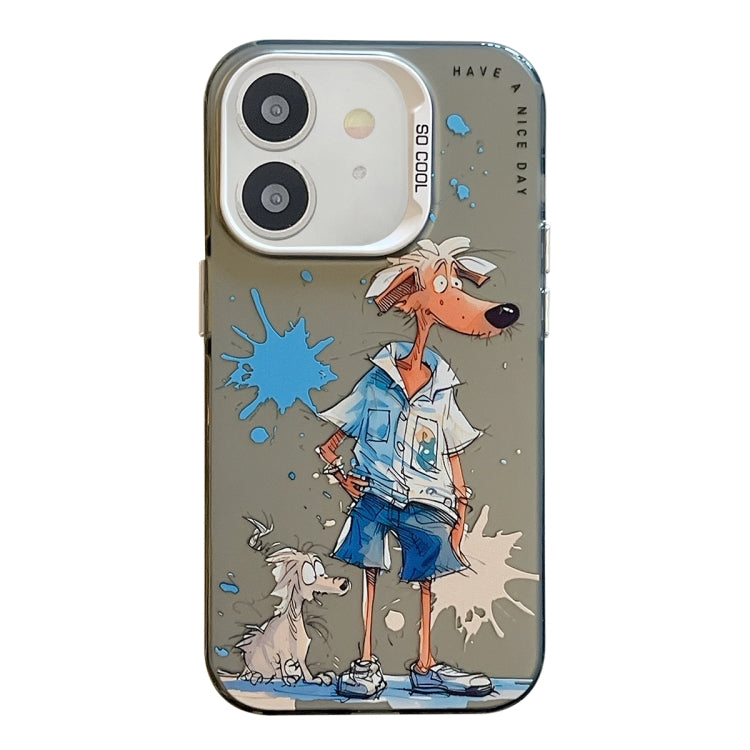 Serie di dipinti a olio con motivo animale PC + custodia per telefono in TPU, For iPhone 11