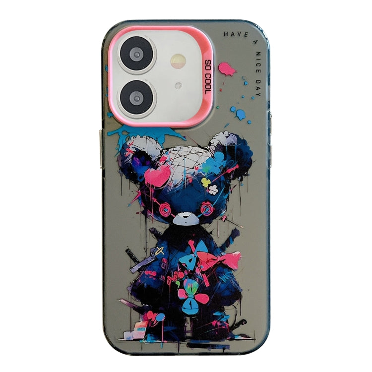 Serie di dipinti a olio con motivo animale PC + custodia per telefono in TPU, For iPhone 11