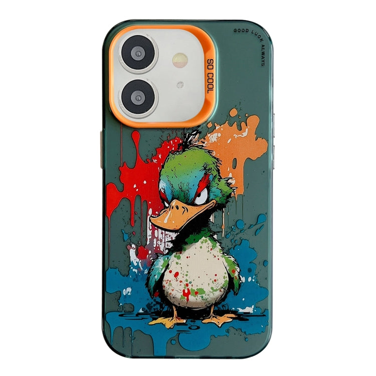 Serie di dipinti a olio con motivo animale PC + custodia per telefono in TPU, For iPhone 12