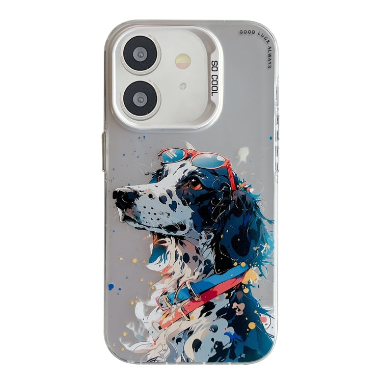 Serie di dipinti a olio con motivo animale PC + custodia per telefono in TPU, For iPhone 12
