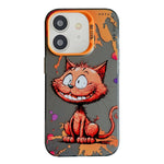 Serie di dipinti a olio con motivo animale PC + custodia per telefono in TPU, For iPhone 12
