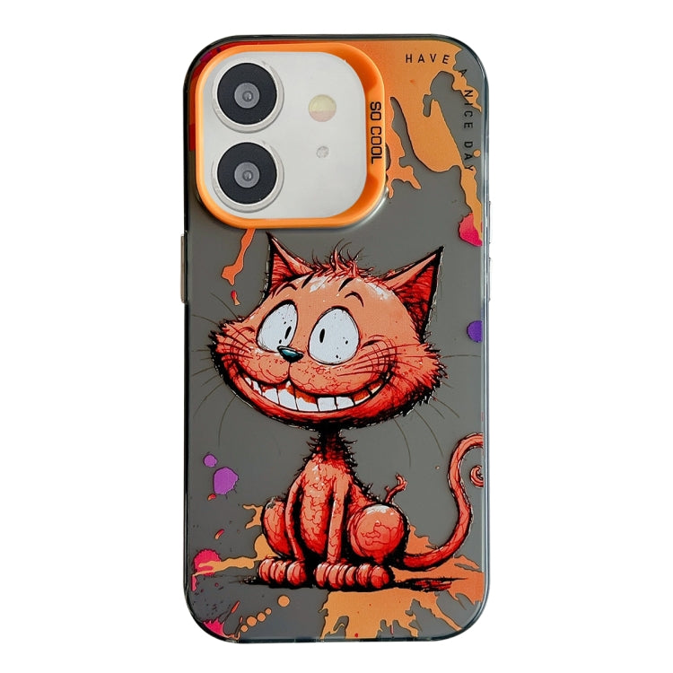 Serie di dipinti a olio con motivo animale PC + custodia per telefono in TPU, For iPhone 12