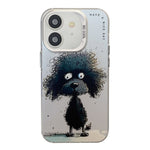 Serie di dipinti a olio con motivo animale PC + custodia per telefono in TPU, For iPhone 12
