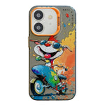 Serie di dipinti a olio con motivo animale PC + custodia per telefono in TPU, For iPhone 12