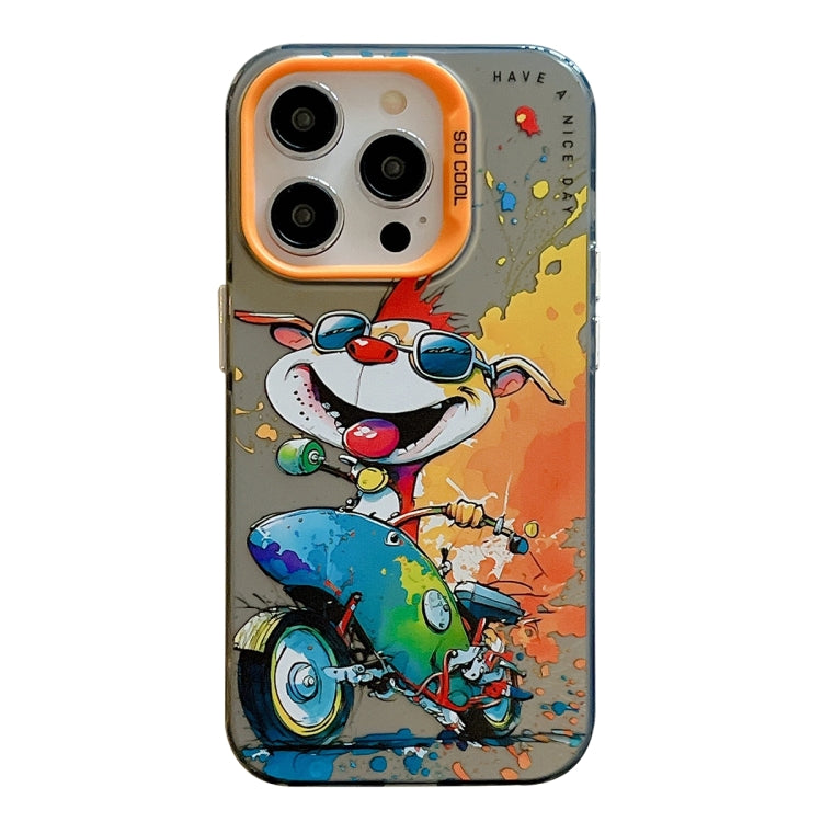 Serie di dipinti a olio con motivo animale PC + custodia per telefono in TPU, For iPhone 12 Pro Max