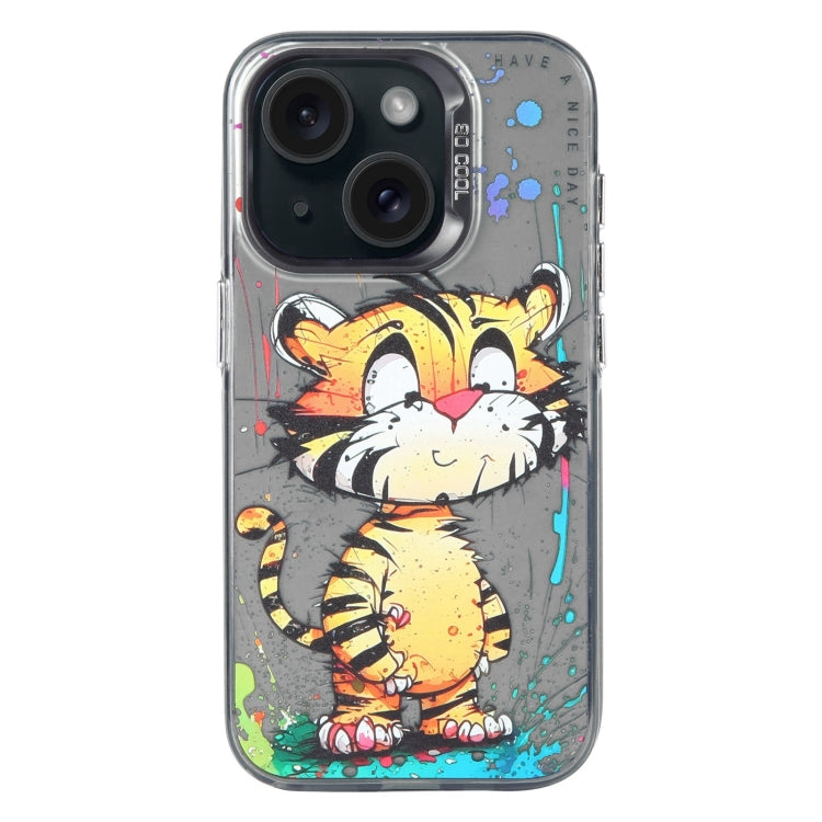 Serie di dipinti a olio con motivo animale PC + custodia per telefono in TPU, For iPhone 13