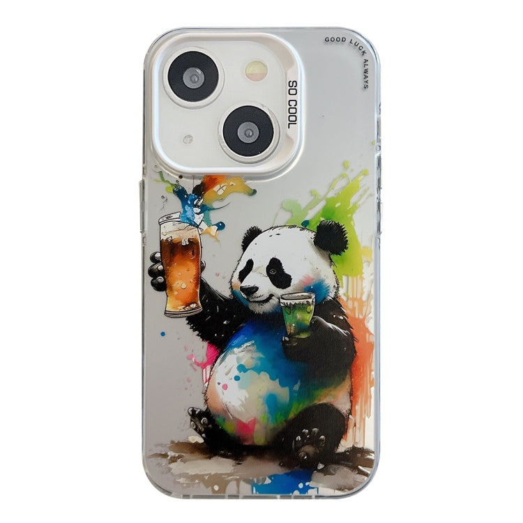 Serie di dipinti a olio con motivo animale PC + custodia per telefono in TPU, For iPhone 13