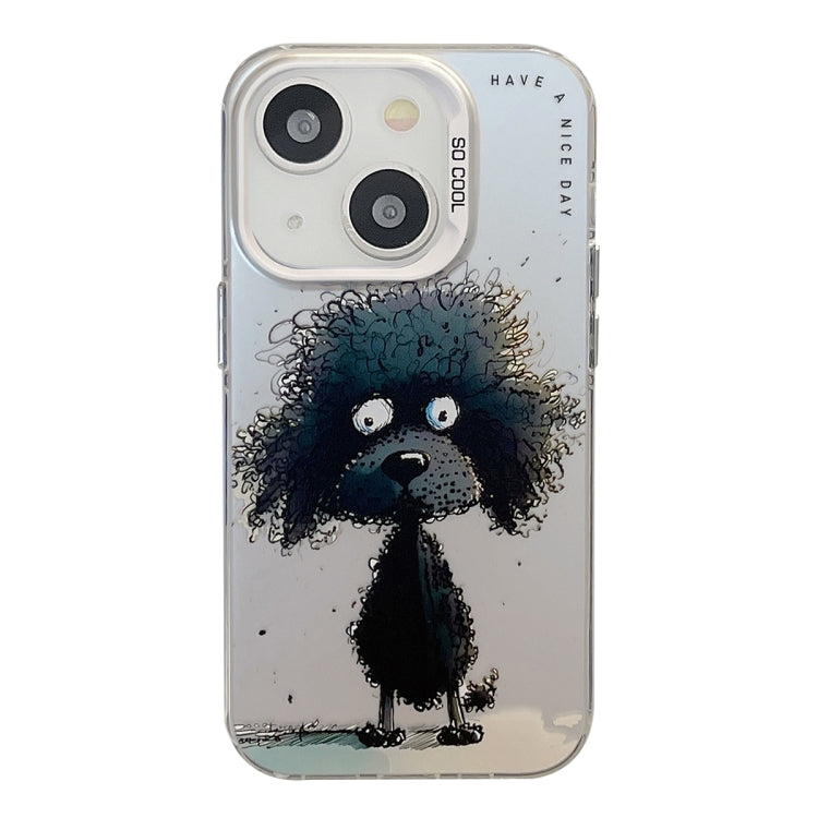 Serie di dipinti a olio con motivo animale PC + custodia per telefono in TPU, For iPhone 13