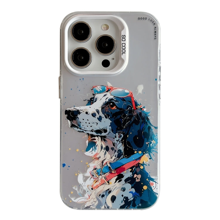 Serie di dipinti a olio con motivo animale PC + custodia per telefono in TPU, For iPhone 13 Pro