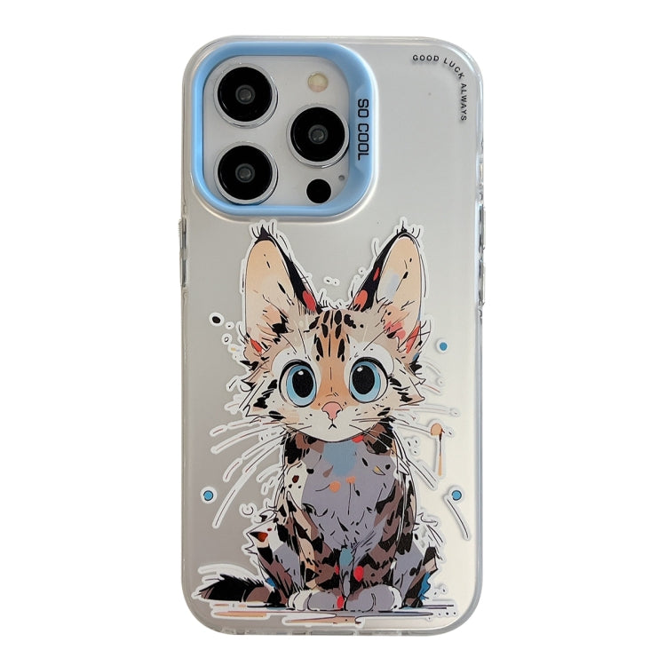 Serie di dipinti a olio con motivo animale PC + custodia per telefono in TPU, For iPhone 13 Pro