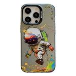Serie di dipinti a olio con motivo animale PC + custodia per telefono in TPU, For iPhone 13 Pro