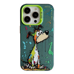 Serie di dipinti a olio con motivo animale PC + custodia per telefono in TPU, For iPhone 13 Pro Max