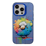 Serie di dipinti a olio con motivo animale PC + custodia per telefono in TPU, For iPhone 13 Pro Max