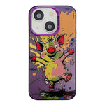 Serie di dipinti a olio con motivo animale PC + custodia per telefono in TPU, For iPhone 14