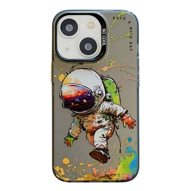 Serie di dipinti a olio con motivo animale PC + custodia per telefono in TPU, For iPhone 14