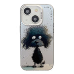Serie di dipinti a olio con motivo animale PC + custodia per telefono in TPU, For iPhone 14