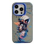 Serie di dipinti a olio con motivo animale PC + custodia per telefono in TPU, For iPhone 14 Pro